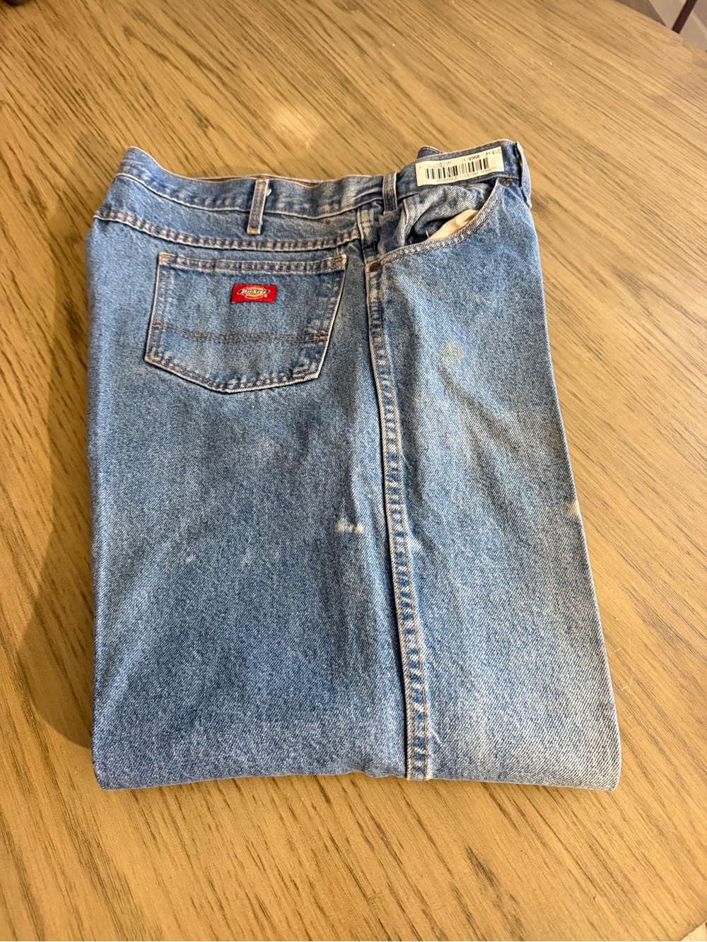 Dickies Men’s Light Blue Relaxed Denim Jeans
